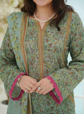 Shahkar By VS Textile Printed Lawn 3 Piece Unstitched Suit VS25SM D-103